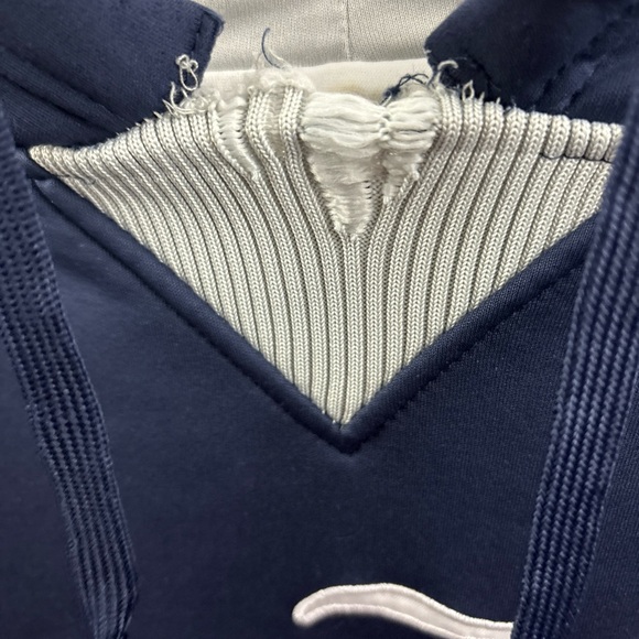 Stitches New York Yankees Hoodie Men 2XL NY MLB Pullover Navy Blue Baseball - Picture 4 of 11